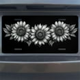 thumbnail image 7 of Monochrome Sunflowers Front License Plate, Metal License Plate, Funny Standard Plates Personalized Novelty Decorative For Men/Women/Boys/Girls Car 6×12 Inch, 7 of 7