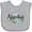 AC-Heather Grey, variant on Inktastic Alaska Grunge Boys or Girls Baby Bib