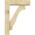 thumbnail image 3 of Ekena Millwork 8"W x 32"D x 44"H Balboa Block Rough Sawn Bracket w/ Offset Brace, Douglas Fir, 3 of 25