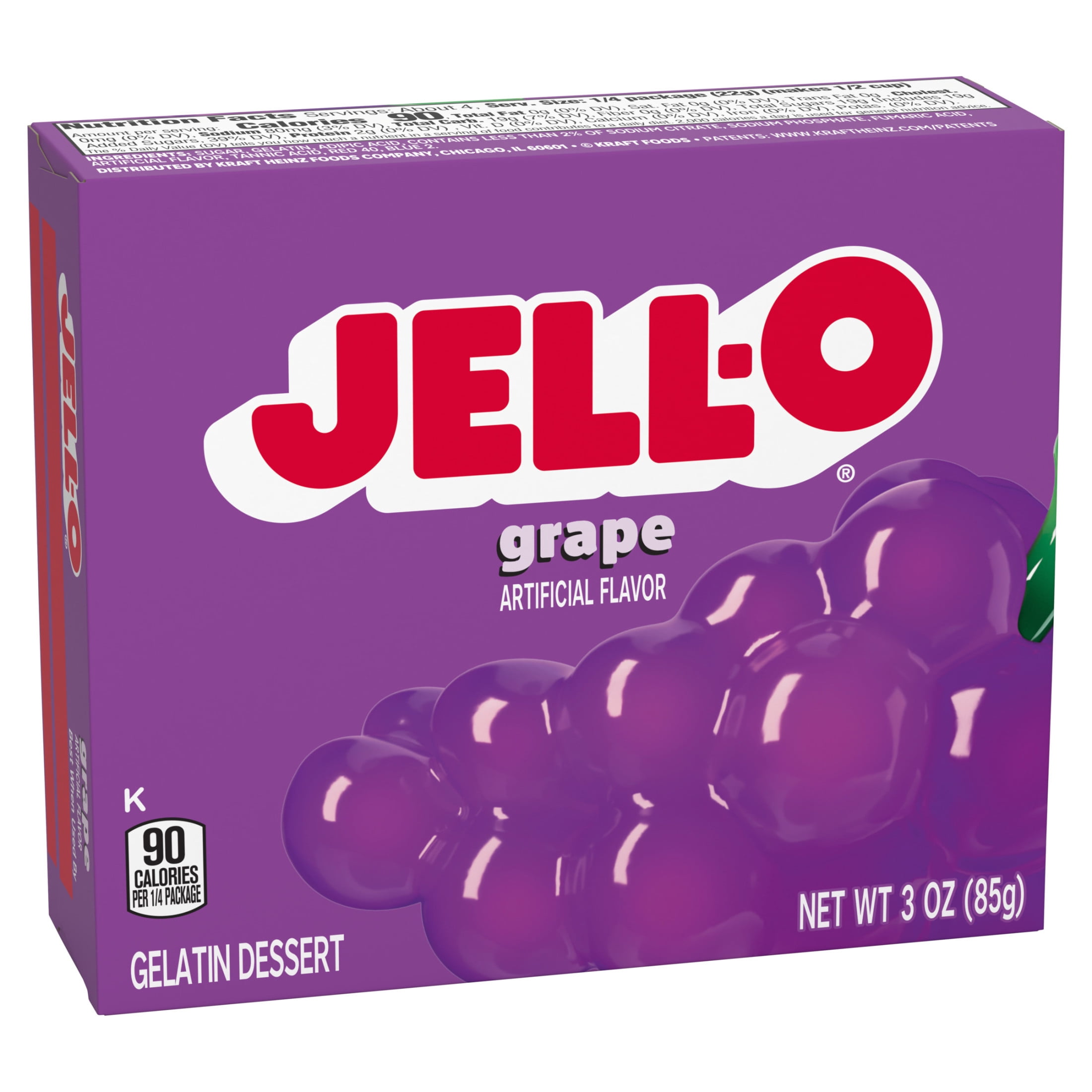Grape Gelatin Mix 3oz - Pudding cups for convenience stores