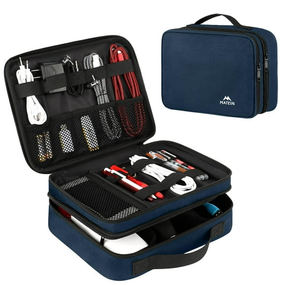 Organizador de electrónica de viaje MATEIN para cables, banco de energía
