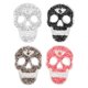 thumbnail image 1 of 4 parches termoadhesivos de calaveras de resina con diamantes de imitación para decorar ropa, vaqueros, bolsos, chaquetas, apliques creativos y accesorios de costura., 1 of 7