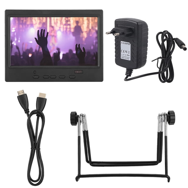 Pantalla multifunción Sincero 7 pulgadas 1024x600 Soporte Entrada AV HDMI VGA enchufe de La UE