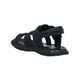 thumbnail image 4 of Sandalias Niños Juvenil Negro Tipo Piel Ajustable Casual negro 25 Incógnita 031B1Z, 4 of 6