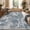 Blue, variant on MICGEEK 3'x5' Area Rugs for Entryway, Modern Abstract Washable Rug Door Mats for Bedroom Laundry Room, Non-Slip Soft Low Pile Home Decor Carpet Accent Rug Indoor Rug, Brown