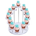 thumbnail image 4 of Soporte De Acrílico Para Joyería Soporte De Exhibición De Base Redonda De 12 Soportes De Exhibición De Anillo De Joyería Noticed HA024658-01, 4 of 5