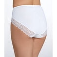 thumbnail image 2 of Bali Lace Desire® Microfiber Hi-Cut Brief White w/White 9 Women's, 2 of 2