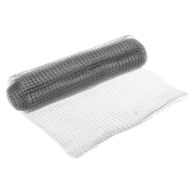 Unique Bargains 8inx10ft Wire Mesh Hole Fill Fabric Stainless Steel Mesh Double Layer Blocker Mesh Screen