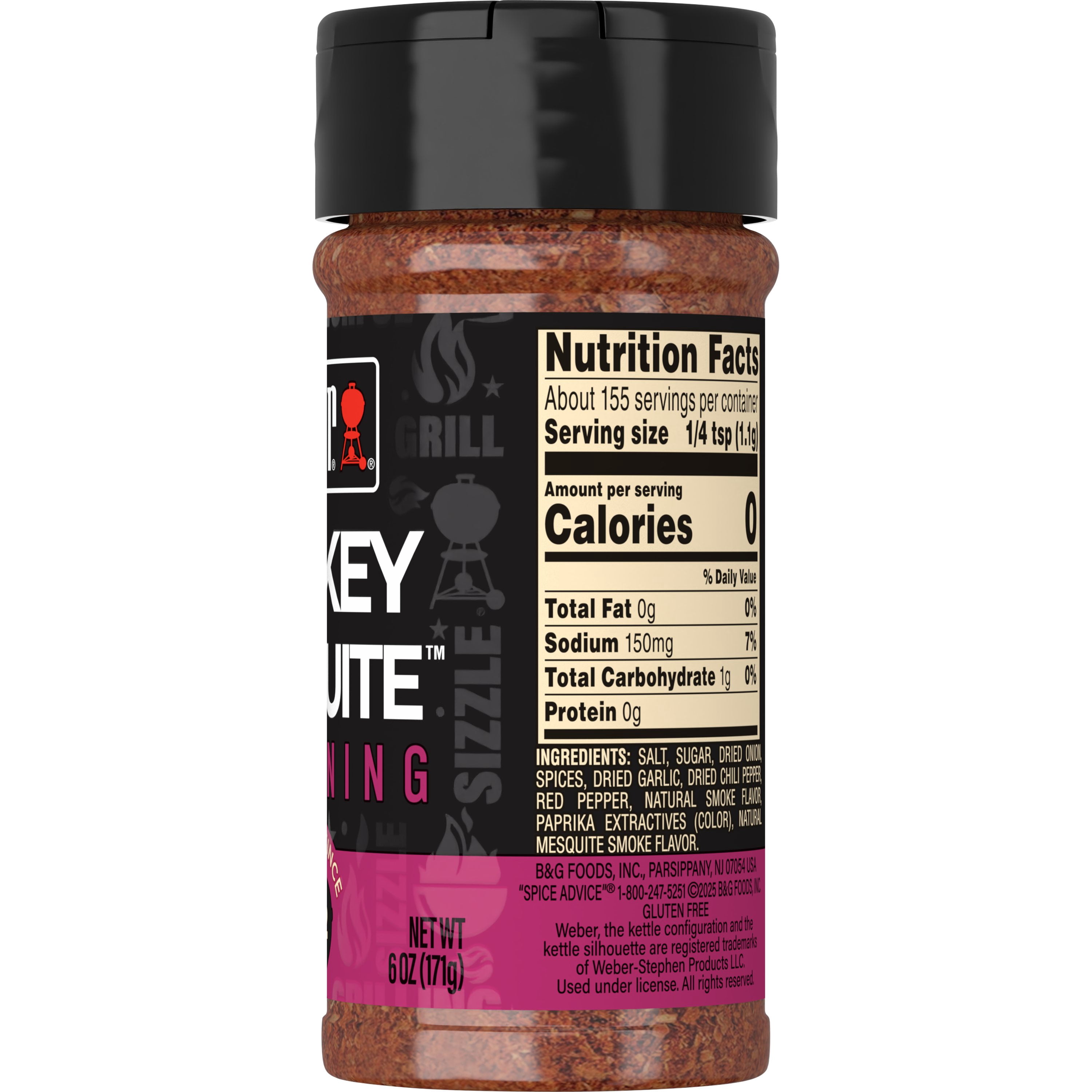 Weber Smokey Mesquite Seasoning, 6 oz