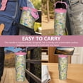 thumbnail image 7 of 30oz Handheld Travel Tumbler with Handle – Double Wall Stainless Steel Insulated Cup, Flip Straw Lid, Leak-Proof & BPA-Free for Hot and Cold Drinks – Durable Coffee & Juice Mug Pink, 7 of 7