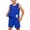 Blue, variant on Lumosvexa Boys Outfits Sleeveless Crew Neck Tank Tops and Baggy Shorts Summer Casual Comfort Sets 2 Piece Gray Size 8