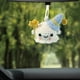 thumbnail image 5 of xihome Llavero de fantasma tejido de Halloween, colgante para coche, lindo accesorio para muñeco con sombrero en morado, amarillo y azul, 5 of 6