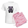 thumbnail image 6 of CafePress - Batty Bear Purple Pajamas - Women's Short Sleeve Print T-Shirt and Pants Light Cotton Pajama Set, 6 of 7