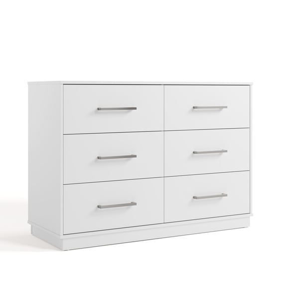 Graco Essentials 6 Drawer Nursery Double Dresser, White