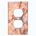 thumbnail image 2 of Metal Light Switch Plate Outlet Cover (Image of Marble Red MAR062), 2 of 13