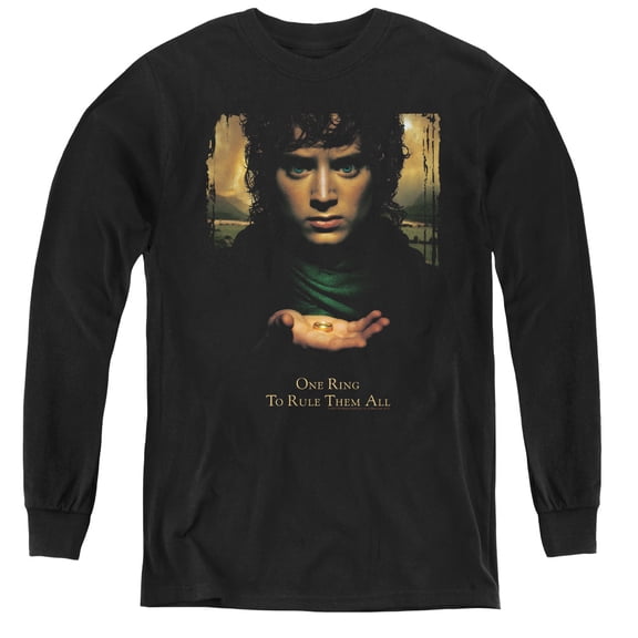 Lor - Frodo One Ring - Youth Long Sleeve Shirt - X-Large