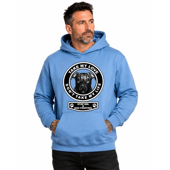 Pit Bull Take My Love, Don't Take My Life Adult Hoodie Pitbull Gift Dad Mom Gift