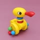 thumbnail image 3 of EeaseMX Carrito de bebé de dibujos animados, andador de madera, carrito de empuje (pato con boca puntiaguda), 3 of 8