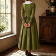 thumbnail image 6 of Colonial Dress for Women Modest Prairie Colonial A Line Dress Civil War Dresses Pioneer Costume Dress, 6 of 10