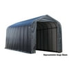 15x20x12 Peak Style Shelter, Grey Cover