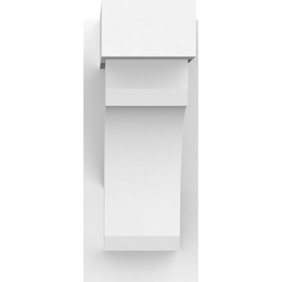 7"W X 16"D X 16"H Legacy Architectural Grade PVC Outlooker with Block Ends