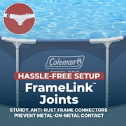 Coleman Steel Pro 12 ft. x 33 in. Round Metal Frame Above Ground Pool Set