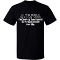thumbnail image 2 of OXI T-Shirt - If You Could Read My Mind, Basic Casual T-Shirt for Men's and Women Fleece T-Shirt Short Sleeve - Black Small, 2 of 3