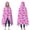 Pink Butterfly Pattern, variant on Wearable Blanket,Butterfly Text Leaf Pattern Hooded Wearable Flannel Blanket for Adults & Teens,Winter Poncho Shawl Wrap Cape Cozy Anti-Pill,50"x60"