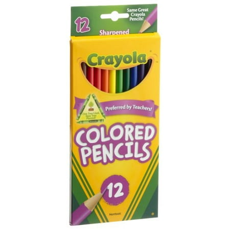 Crayola 12 Ct Colored Pencils Assorted Colors Walmart Com Coloring Wallpapers Download Free Images Wallpaper [coloring365.blogspot.com]
