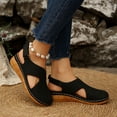 thumbnail image 6 of Willtoo Closed Toe Orthopedic Sandals for Women Hollow Out Walking Sandal Comfortable Arch Support Adjustable Ankle Strap Wedge Sandals Summer Soft Sole Slip On Beach Footwear, 6 of 6