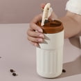 thumbnail image 7 of Taotanxi 16 Oz Stainless Steel Vacuum Insulated Mug With Lid And Straw [Travel Mug] Double Water Coffee Mug For Home Office Kitchen Outdoor Ideal For Ice/Hot Drinks - Brown, 7 of 7