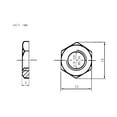 thumbnail image 2 of 10 Piezas Bajo Salida Salida Tuercas con Arandes Pta Sunnimix Tuerca de gato para guitarra eléctrica, 2 of 8