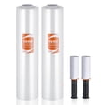 thumbnail image 1 of VEVOR Film Extensible, 15 Pouces x 1000 Pieds, 2 Pack, 60 Gauge Résistance Industrielle Rouleau de Film Extensible Transparent Durable, Film Rétractable Robuste avec Poignées pour Emballage de Palette Expédition Déménagement, 1 of 9