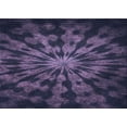 thumbnail image 1 of Ahgly Company Machine Washable Indoor Rectangle Transitional Purple Sage Bush Purple Area Rugs, 2' x 5', 1 of 7
