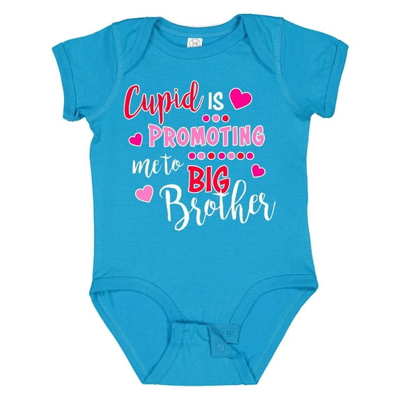 Inktastic Cupid is Promoting Me to Big Brother Boys Baby Bodysuit