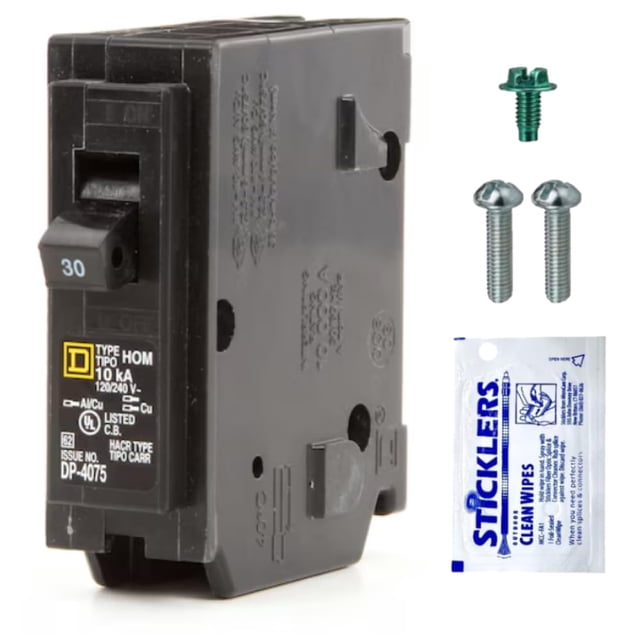 Interruptor automático FalconSupply HOM130 de 30 A, 120 V, un polo