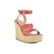 thumbnail image 1 of Sandalia Cuña Calzado Dama 007 00700463 rojo 26.5 7 00700463, 1 of 4