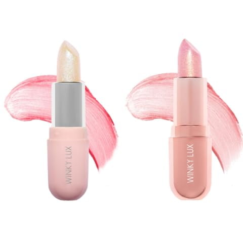 Bálsamo labial Winky Lux Unicorn Glimmer Balm & Rose Glimmer Balm
