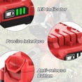 thumbnail image 6 of 2Pack 20V 3600mAh CMCB202 Replacement for Craftsman 20V V20 Battery Lithium Ion and Charger Kit CMCB202 CMCB202-2 CMCB204 CMCB204-2 CMCB201 CMCB206 CMCB209, 6 of 15