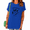 Blue, variant on White Women's Vintage Bug Insect Quote Graphic Short Sleeve T-Shirt Tops