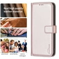 thumbnail image 6 of Premium High Quality Wallet Case For Samsung S21 Plus, Strong Magnetic Clasp Case with [RFID Blocking] Card Holder Kickstand Magnetic,Leather Flip Case for Samsung Galaxy S21 Plus,gold, 6 of 8