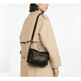 thumbnail image 2 of Karla Hanson Charlotte Pre-Washed Women's Compact Organizer Bag, Vegan Leather Multi-Pocket Handbag with Adjustable Strap, 2 of 4