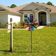 thumbnail image 2 of Shisuyan Iron Art Windmill Garden Ground Inserted Pinwheel Outdoor Rotatory Windmill, 2 of 9