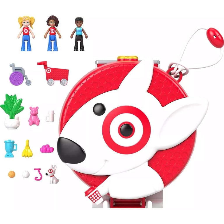 Mattel Polly Pocket Bullseye Adventure Playset, Micro Store, Dolls 