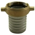 thumbnail image 2 of Apache 2" Aluminum Female Short Shank Coupling w/ Brass Nut, 43076000, 2 of 4