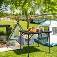 thumbnail image 2 of Bestoffice 34" Square Outdoor Foldable with Built in Carrying Handle and Height Adjustable, Black, 2 of 7