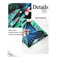 thumbnail image 6 of ZXSXSY Womens Hawaiian Floral Print Button-Up Short Sleeve Shirts, 6 of 8