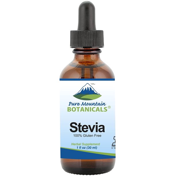 Liquid Stevia Drops Alcohol Free and Kosher Sugar Substitute 1oz