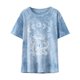 thumbnail image 4 of Camiseta de mujer, divertida y linda camiseta de manga corta, camiseta teñida con lazo, blusa, regalo para mujer Fridja  ghk4337, 4 of 6