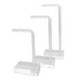 thumbnail image 1 of 3pcs Earring Holder Stand, Acrylic Earring Display Rack Clear Earring Holder Earring Stand for Jewellery Holder, 1 of 7